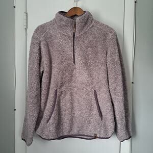 LIV Outdoor Sherpa Pullover Fleece Purple Women's Large